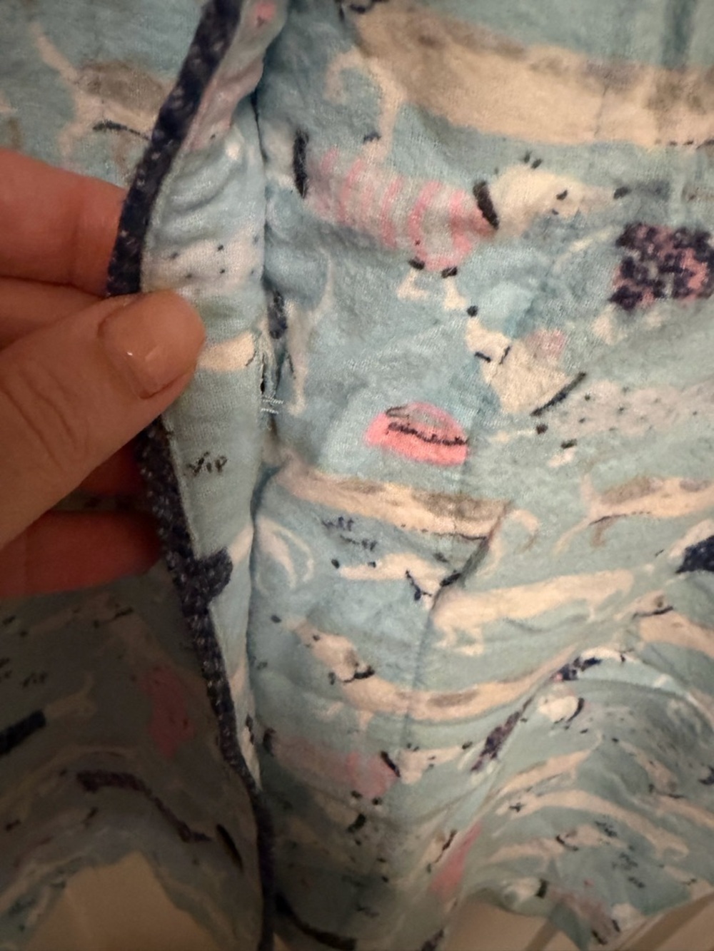 Munki Munki Womens 2 Piece Flannel Classic Pajama Set Light Blue Dog XL - Picture 10 of 10